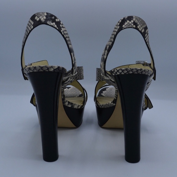 MICHAEL by Michael Kors - Josephine Platform - Leather Snake Print - 8.5M - Picture 5 of 12